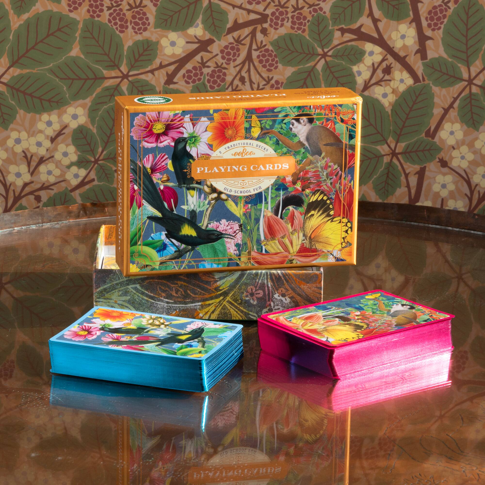 eeBoo Piece & Love Garden of Eden Playing Card Decks